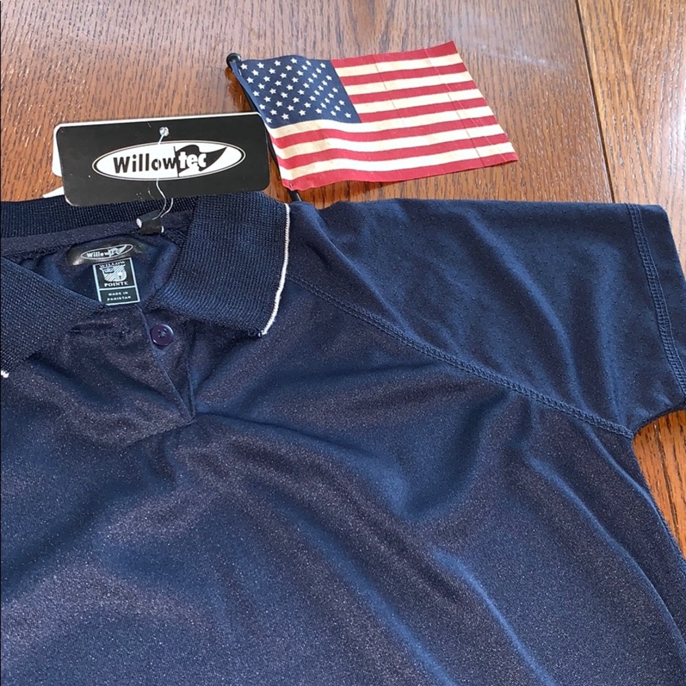 ⭐️NEW⭐️WILLOWTEC Women’s Navy Dri-Fit Polo💙Size Small